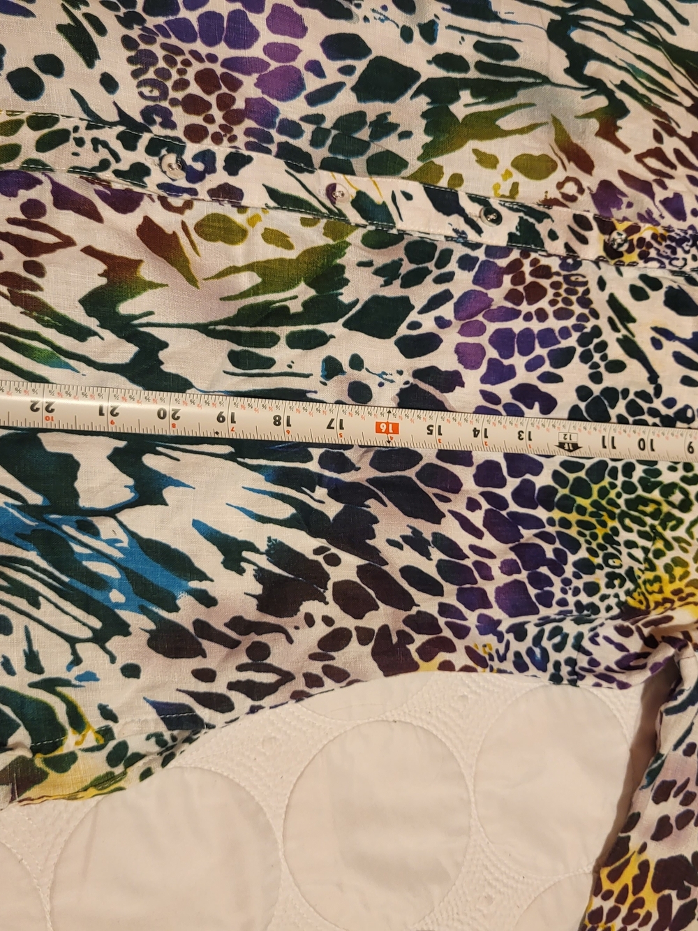 Richard Malcom Women’s Multicolor Animal-Print Button Front Shirt - Picture 5 of 13